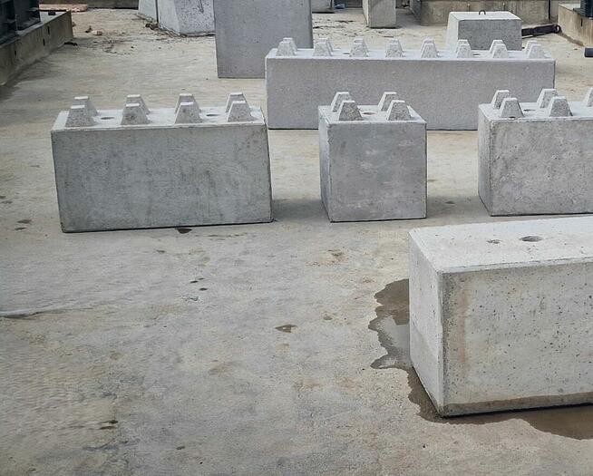 bloczki betonowe LEGO mury, silosy, ściany działowe