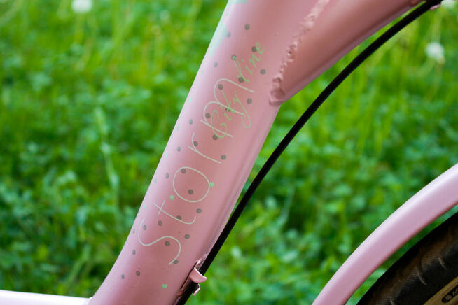 Rower damski miejski różowy 26 stan wzorowy