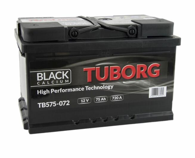 Akumulator rozruchowy Tuborg 12V 75Ah 720A