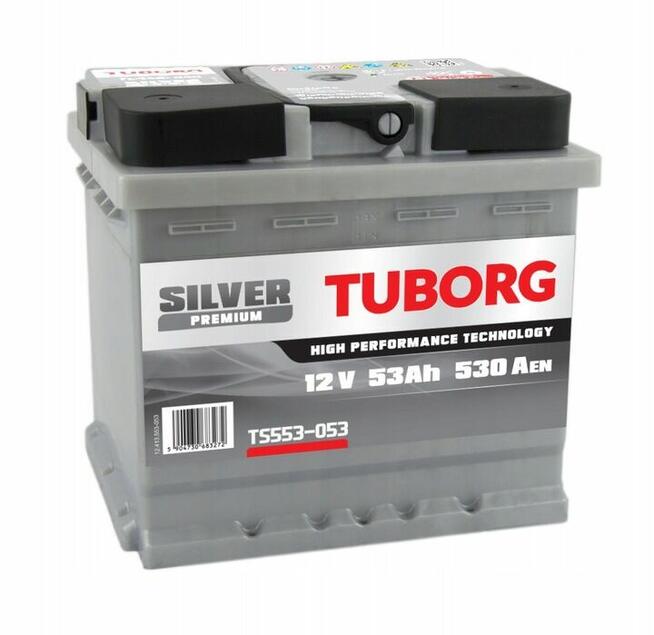 Akumulator Tuborg Silver 12V 53Ah 530A TS553-053