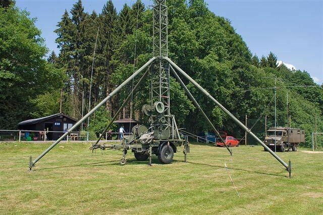 Maszt Antenowy Mobilny 25 Militaria / 30 /36 /40 m