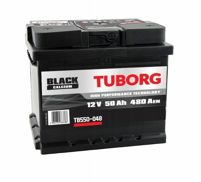 Akumulator Tuborg Black 12V 50Ah 480A TB550-048