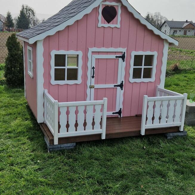 Domki z drewna dla dzieci, architektura ogrodowa.