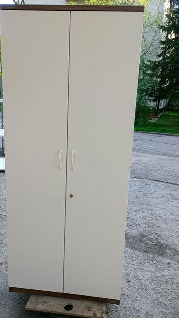 Szafa biała aktowa 80x189 cm szafy aktowe do biur domu hotel