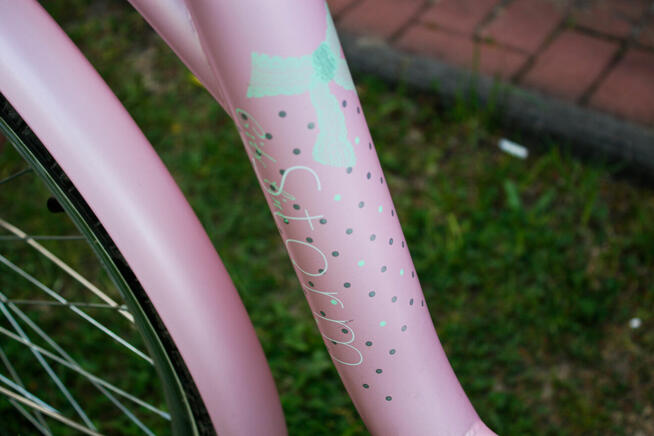 Rower damski miejski różowy 26 stan wzorowy