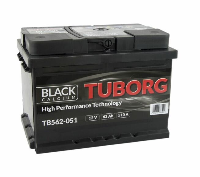 Akumulator rozruchowy Tuborg 12V 62Ah 510A