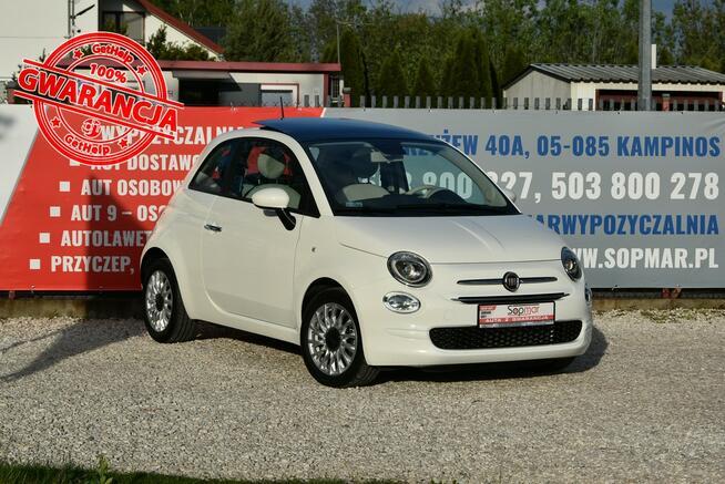 Fiat 500 1.2 70KM Automat 2020r. Polski SALON Lounge Panorama LED Klima
