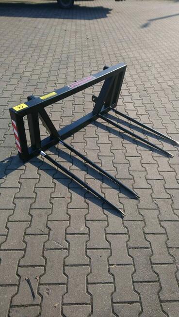 Widły do bel słomy siana 4 szpile szeroka ramka