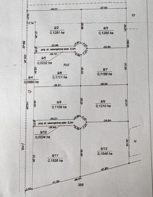 Działki budowlane pod lasem od 1109m. Cicha okolica. Blisko