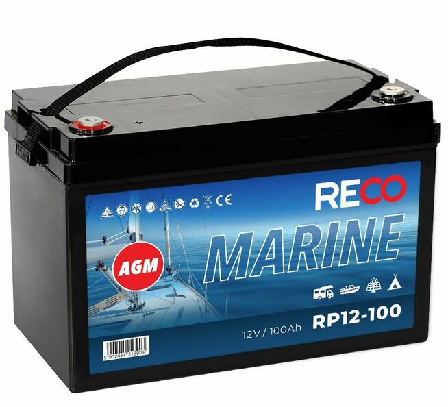 Akumulator żelowy 12 Volt 100Ah RECO kamper łódka