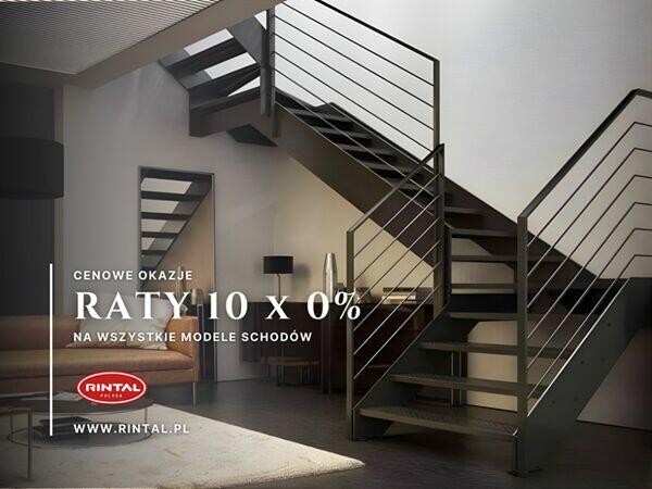 Schody na raty 10 × 0% - piękno i jakość dostępne od ręki