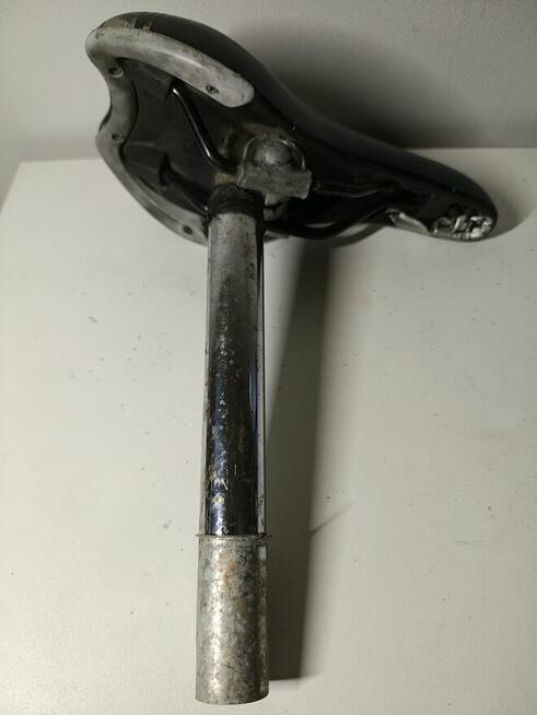 Siodło rowerowe dziecięce Btwin 60° żelowe + sztycel