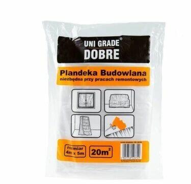 Plandeka budowlana 4mx5m 20m2