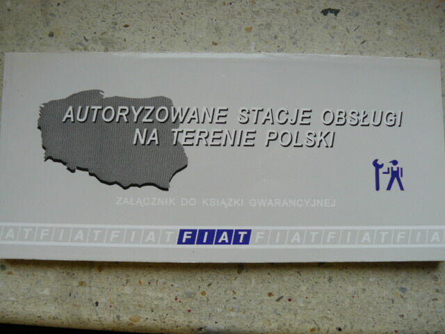 Fiat 126 EL instrukcja obslugi i wykaz serwisow