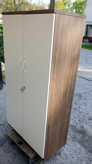 Szafa biała aktowa 80x153 cm szafa biurowa szafy aktowe biur