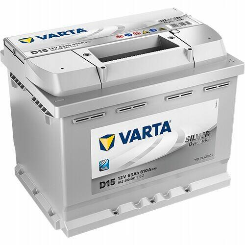 Akumulator 63Ah 610A P+ Varta Silver D15