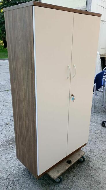 Szafa biała aktowa 80x153 cm szafa biurowa szafy aktowe biur