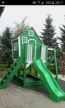 Domki z drewna dla dzieci, architektura ogrodowa.