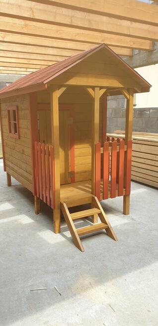 Domki z drewna dla dzieci, architektura ogrodowa.