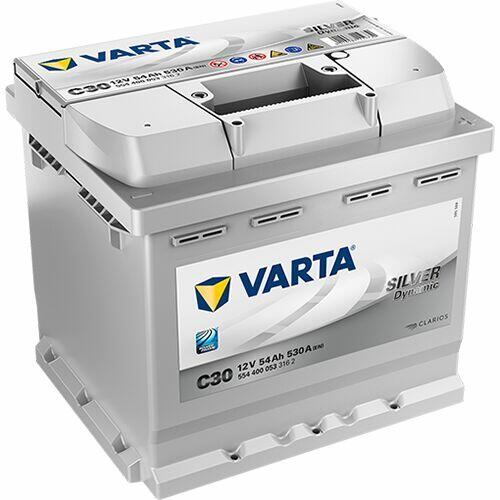 Akumulator Varta Silver C30 54Ah 530A P+