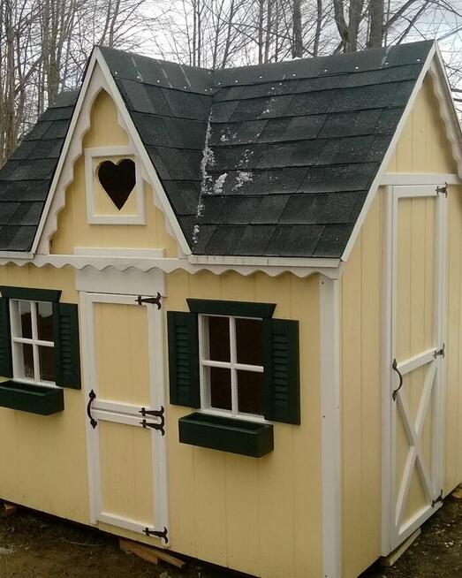 Domki z drewna dla dzieci, architektura ogrodowa.