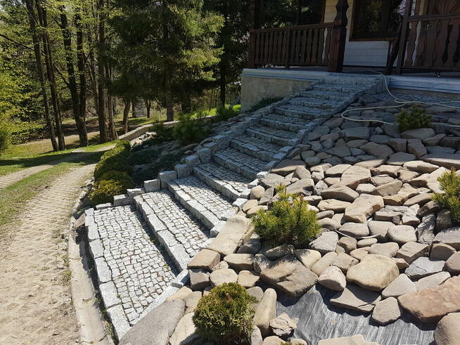 Układanie kostki brukowej I granitowej