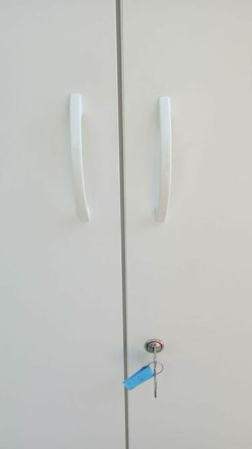 Szafa biała aktowa 80x153 cm szafa biurowa szafy aktowe biur