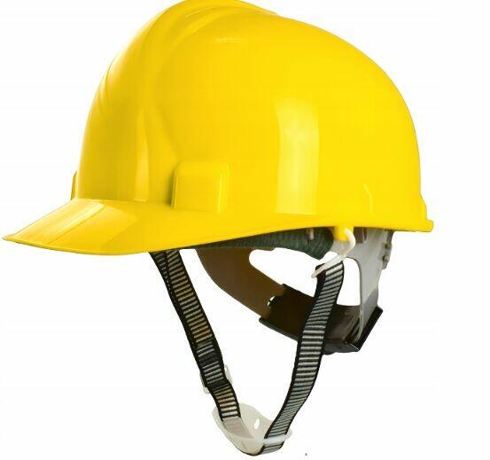 Kask ochronny żółty