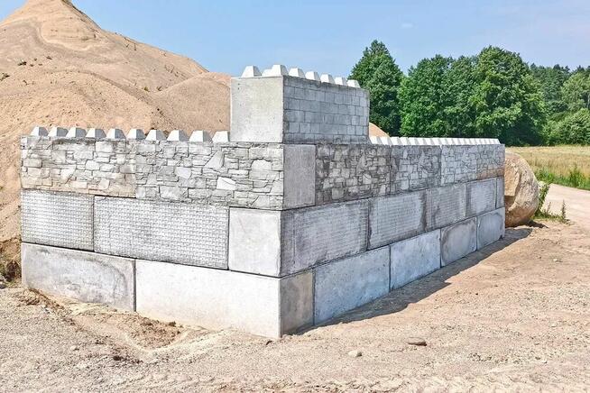 bloczki betonowe LEGO mury, silosy, ściany działowe