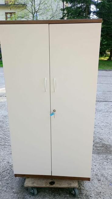 Szafa biała aktowa 80x153 cm szafa biurowa szafy aktowe biur