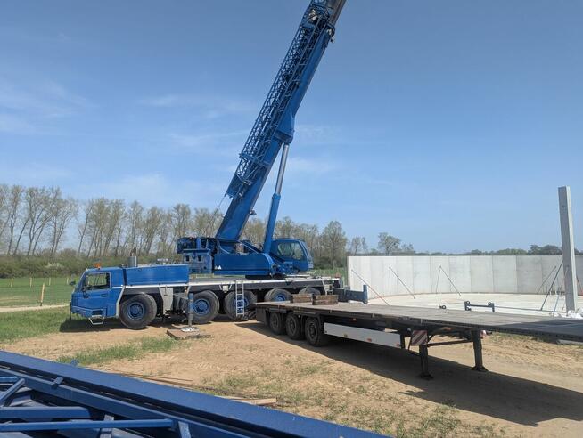 usługi dźwigiem do 110 t.Żuraw, podnośnik koszowy 35 metrów