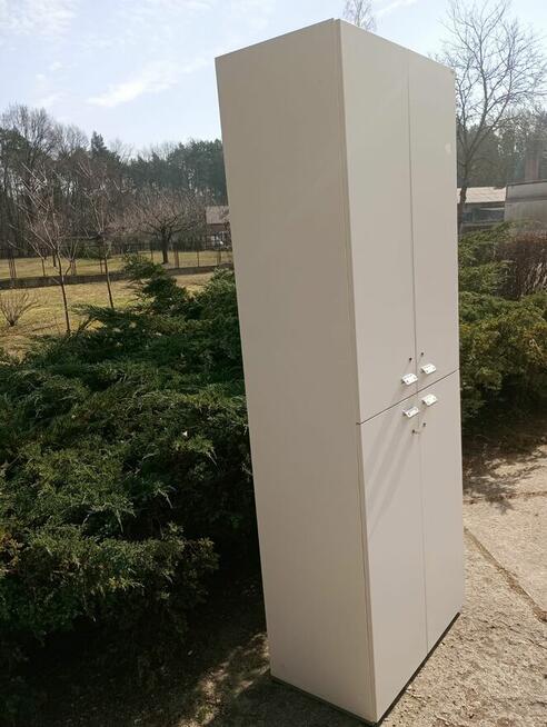 Szafa biała biurowa aktowa biała TECHO 6 OH 80x44,5x216