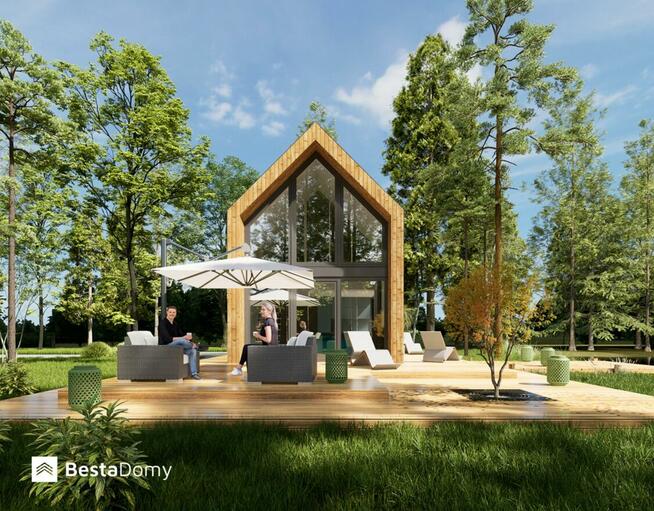 Nowy dom Besta z antresolą - 49 m2 pow. użytkowej - 3 pokoje