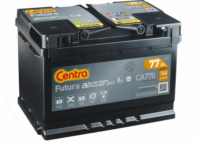 Akumulator Centra Futura CA770 12V 77Ah 760A