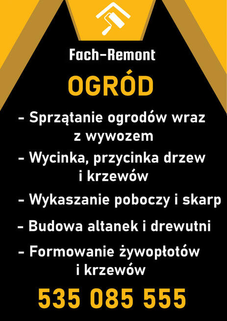 Fach Remont - usługi ogrodowe, remontowe, budowlane
