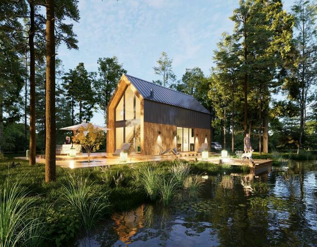 Nowy dom Besta z antresolą - 49 m2 pow. użytkowej - 3 pokoje