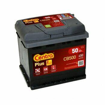 Akumulator Centra Plus 50Ah 450A P+