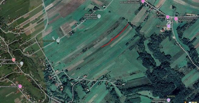Sprzedam działkę rolną w Sąspowie, małopolskie