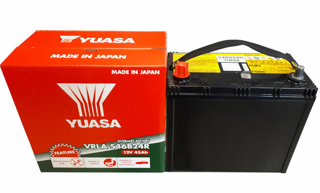 Akumulator 12V 45Ah 325A L+ Yuasa S46B24R AGM HYBRID