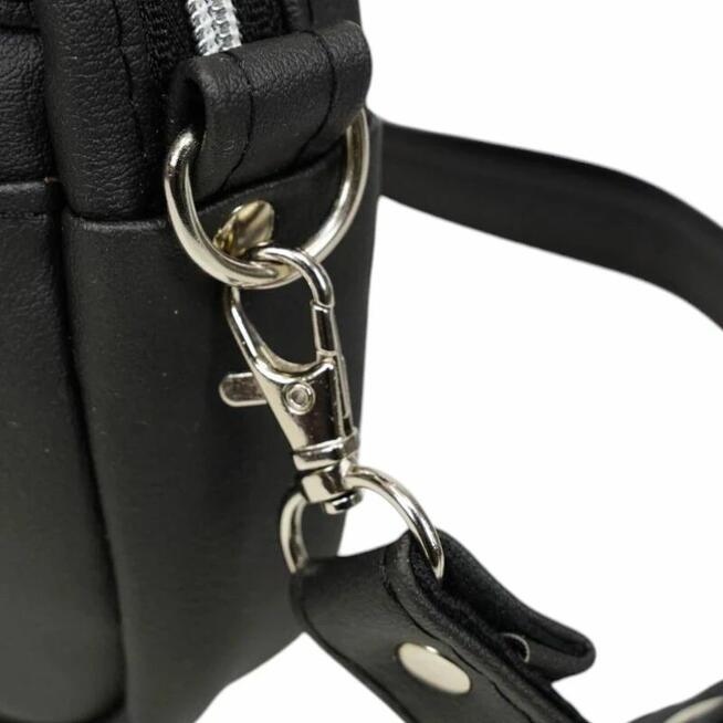 Mini Torebka Box z Ekoskóry z Motywem Fashion Ilustracji w Stylu Komiksowym