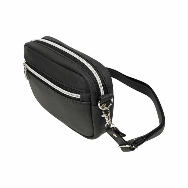 Mini Torebka Box z Ekoskóry z Motywem Fashion Ilustracji w Stylu Komiksowym