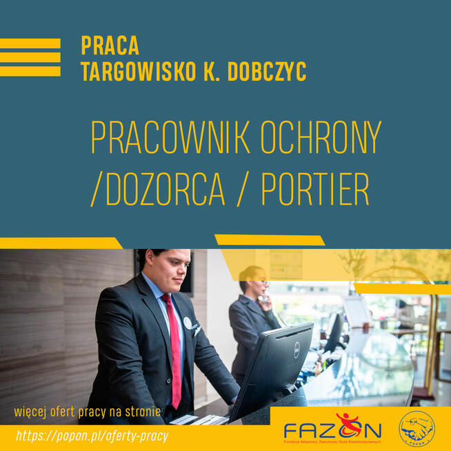 Pracownik ochrony / Dozorca / Portier