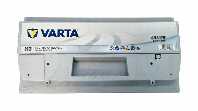 Akumulator Varta Silver Dynamic H3 100Ah 830A P+