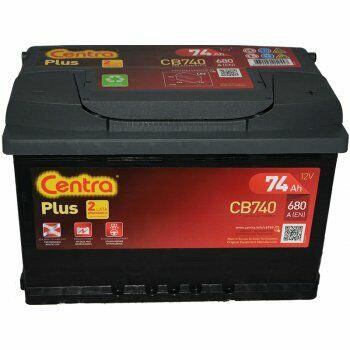 Akumulator Centra Plus 74Ah 680A P+