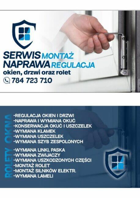 Serwis, naprawa, montaż i regulacja okien, drzwi i rolet zewnę