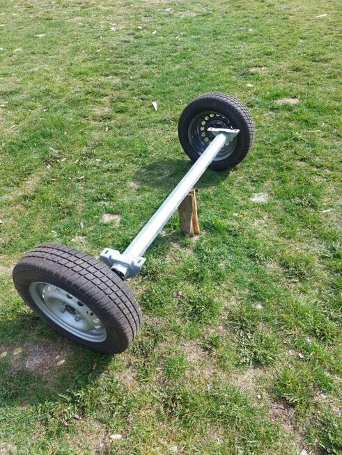 Oś do przyczepki Al-ko 750 kg + koła 4x100 + tablica z lamp