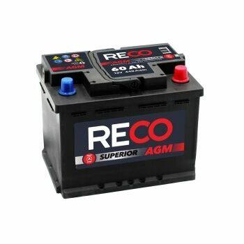 Akumulator RECO RA56064 AGM 12V 60Ah 640A Start&Stop