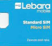 Karta karty starter SIM starter + bonus z LEBARA DE