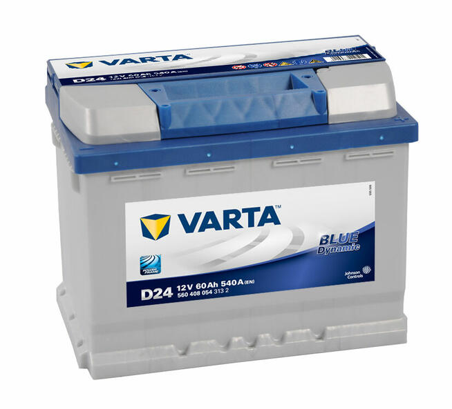 Akumulator samochodowy VARTA BLUE 12V 60Ah 540A D24, D59 P+