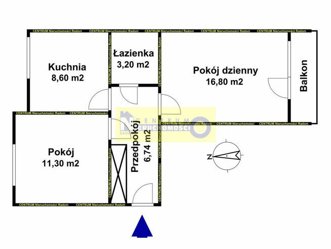 Centrum, M3 47,84 m2, ul. Waryńskiego